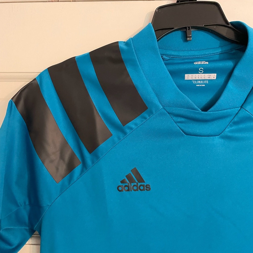 Adidas blue climalite shirt
